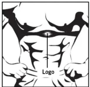 Horizon Fitness Elite 3.1R - CHEST STRAP TRANSMITTER PLACEMENT AND MOISTENING THE ELECTRODES - 1
