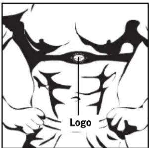 Horizon Fitness Club CSE3HR - CHEST STRAP TRANSMITTER PLACEMENT AND MOISTENING THE ELECTRODES - 1
