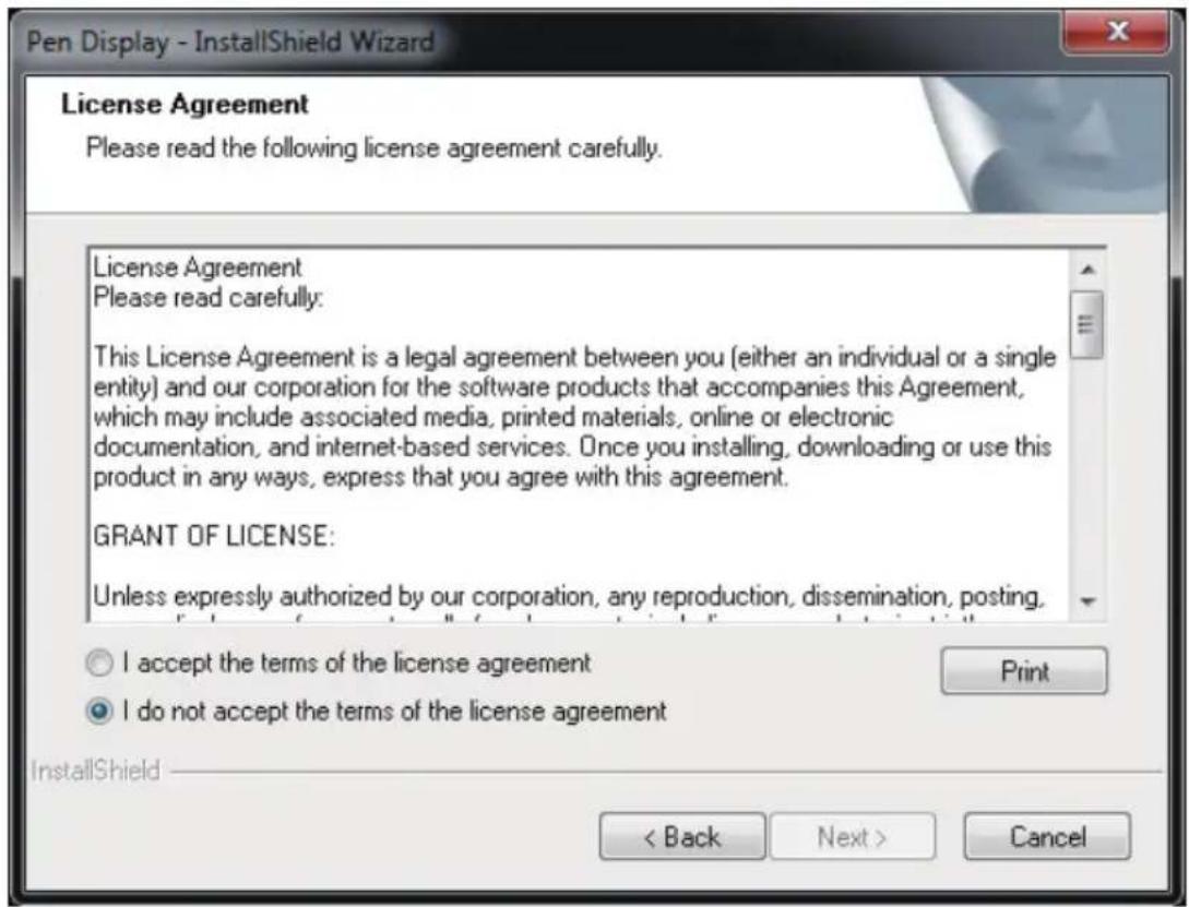 VIEWSONIC PD1012 - Handwriting driver installation - 1