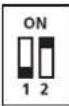 Daizuki DXAH18E426-21 - Address DIP switch: - 3