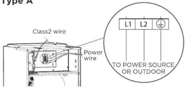 Daizuki DXAH18E426-21 - Step 3: Connect the wires to the terminals. - 2