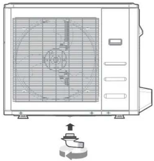 Daizuki DXAH18E426-21 - Install drain fitting(Heat pump unit only) - 3