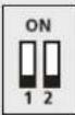 Daizuki DXAH18E426-21 - Address DIP switch: - 4