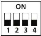 Daizuki DXAH18E426-21 - Function DIP switch settings: Function combination table of SW1-1 and SW1-4: - 6