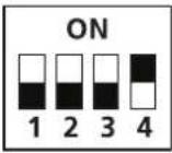 Daizuki DXAH18E426-21 - Function DIP switch settings: Function combination table of SW1-1 and SW1-4: - 7