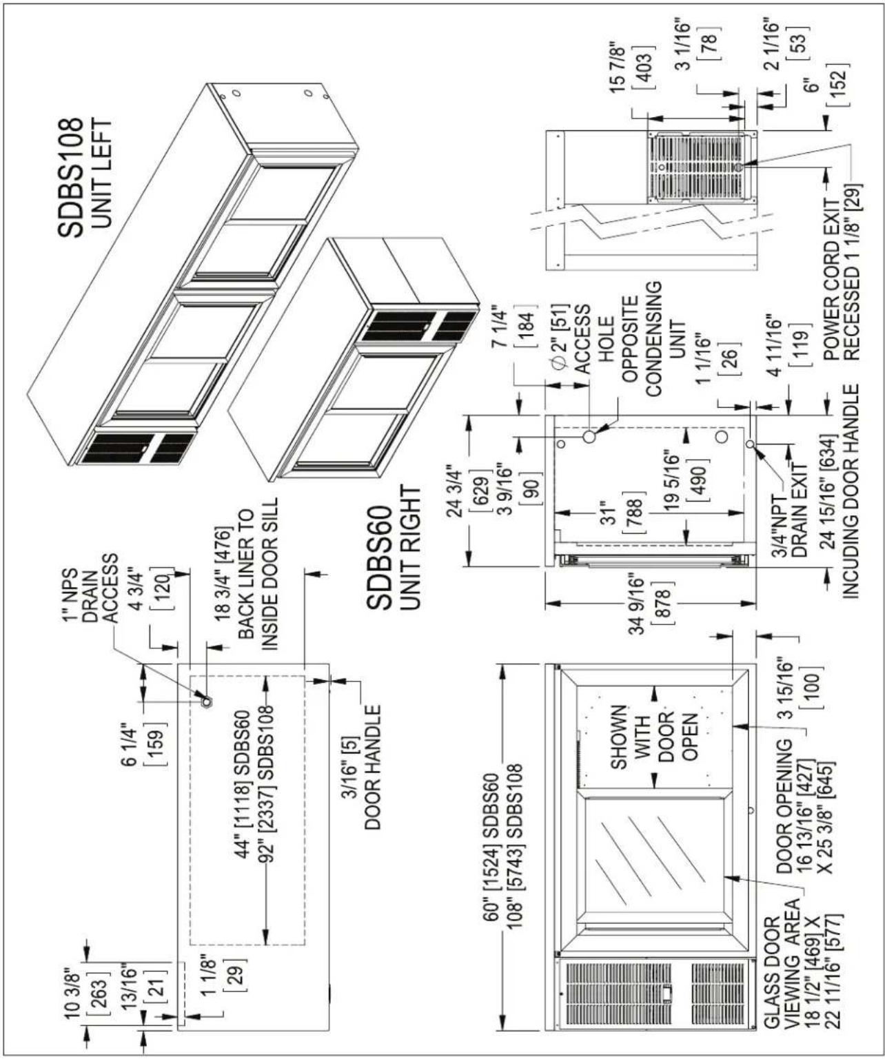 Perlick BBRN40 - DIMENSIONS - 12