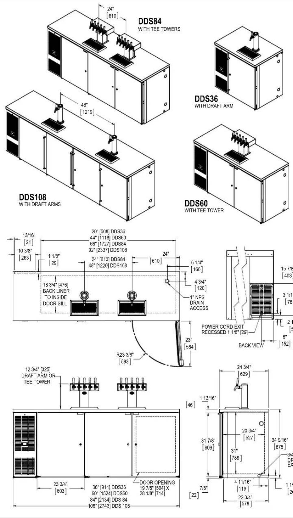 Perlick BBRN40 - DIMENSIONS - 27