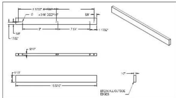 Perlick BBR96 - WINE RACK TRIM (OPTIONAL) - 2