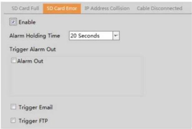 Speco Technologies O2BLP2M - - SD Card Error - 1