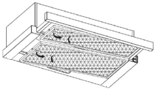 ROSIERES RHT6300/2LPN-ALG - GREASE MESH FILTERS - 1
