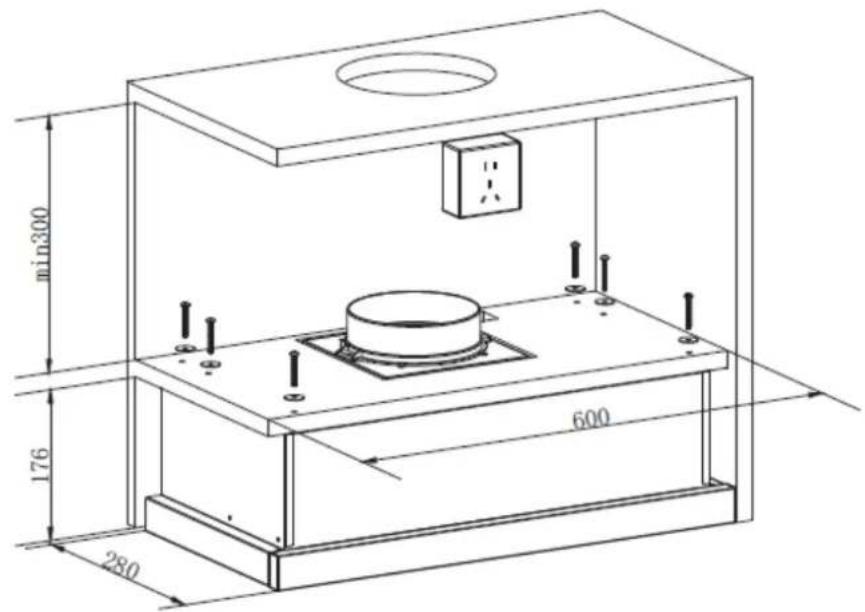 ROSIERES RHT6300/2LPN-ALG - INSTALLATION (Cabinet Mounting) - 3
