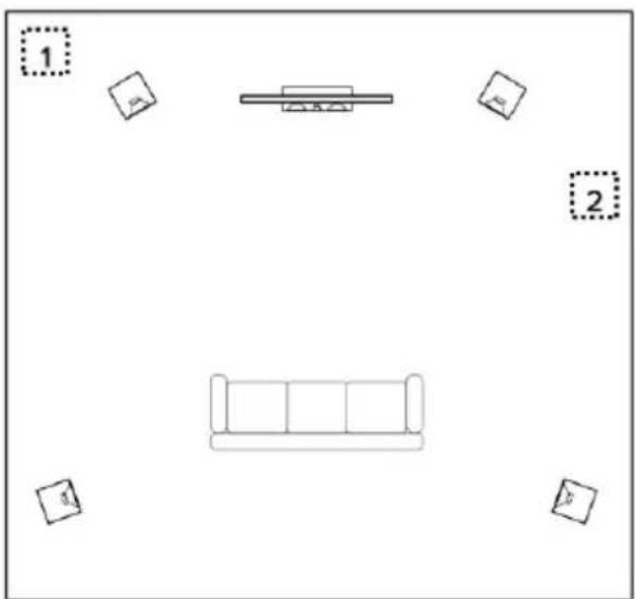 Origin Acoustics Deep SUBDDEQ1200 - DEEP™ SUBWOOFER PLACEMENT - 1