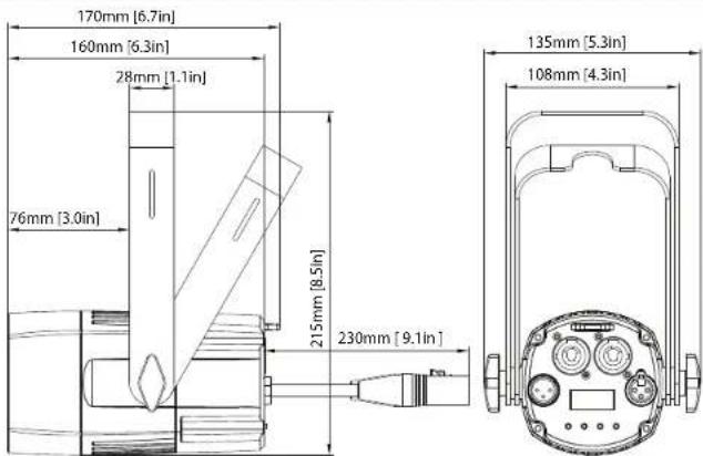 American DJ Saber Spot WW - Works with App page 1. - 2
