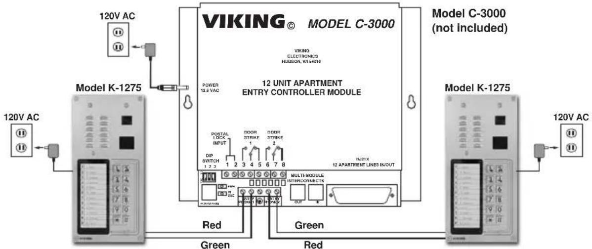 VIKING K-1275-EWP - Using the K-1275 with a C-3000 - 1