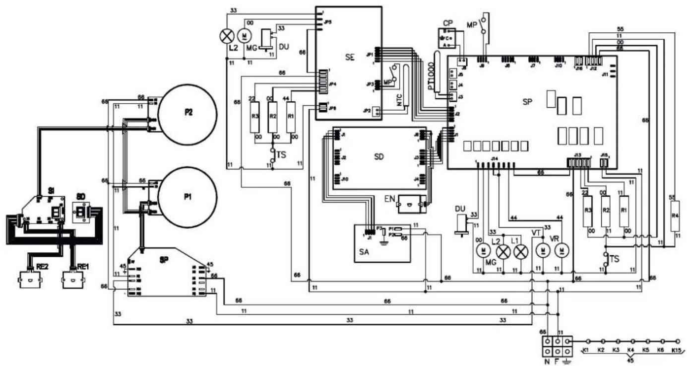 ILVE MD10FDNE3SSC - WIRING DIAGRAMWIRING DIAGRAM - 1
