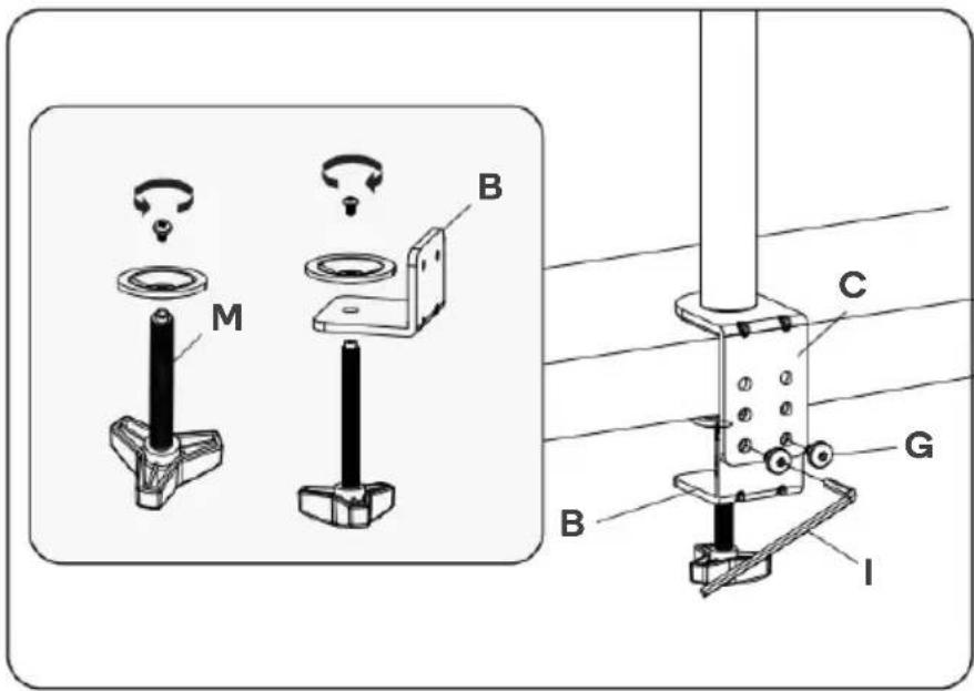 Kogan KAMMTARTCBA - Clamp Installation - 2