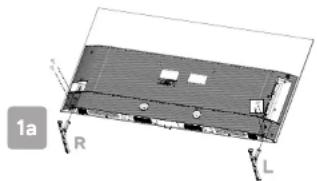Kogan KAOD55X98JSTA - Stand assembly - 1