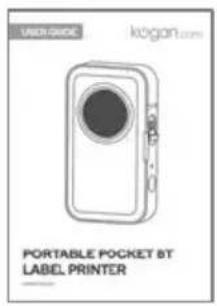 USER GUIDE kogan.com PORTABLE POCKET BY LABEL PRINTER