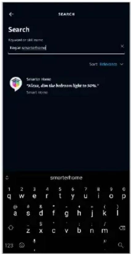 Kogan KASMAPF3PCA - Adding "SmarterHome" to the Alexa app - 3
