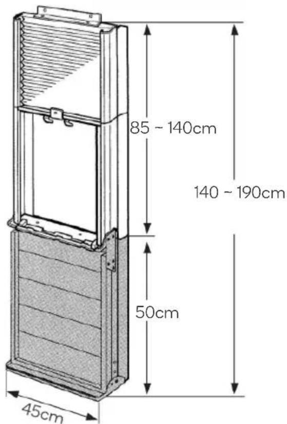 Kogan KAVWACI22YA - Window Size Requirements - 1