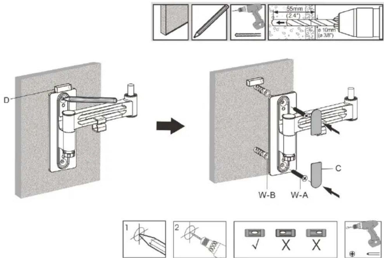 Kogan KAWLMCRVLA - Masonry / concrete: - 1
