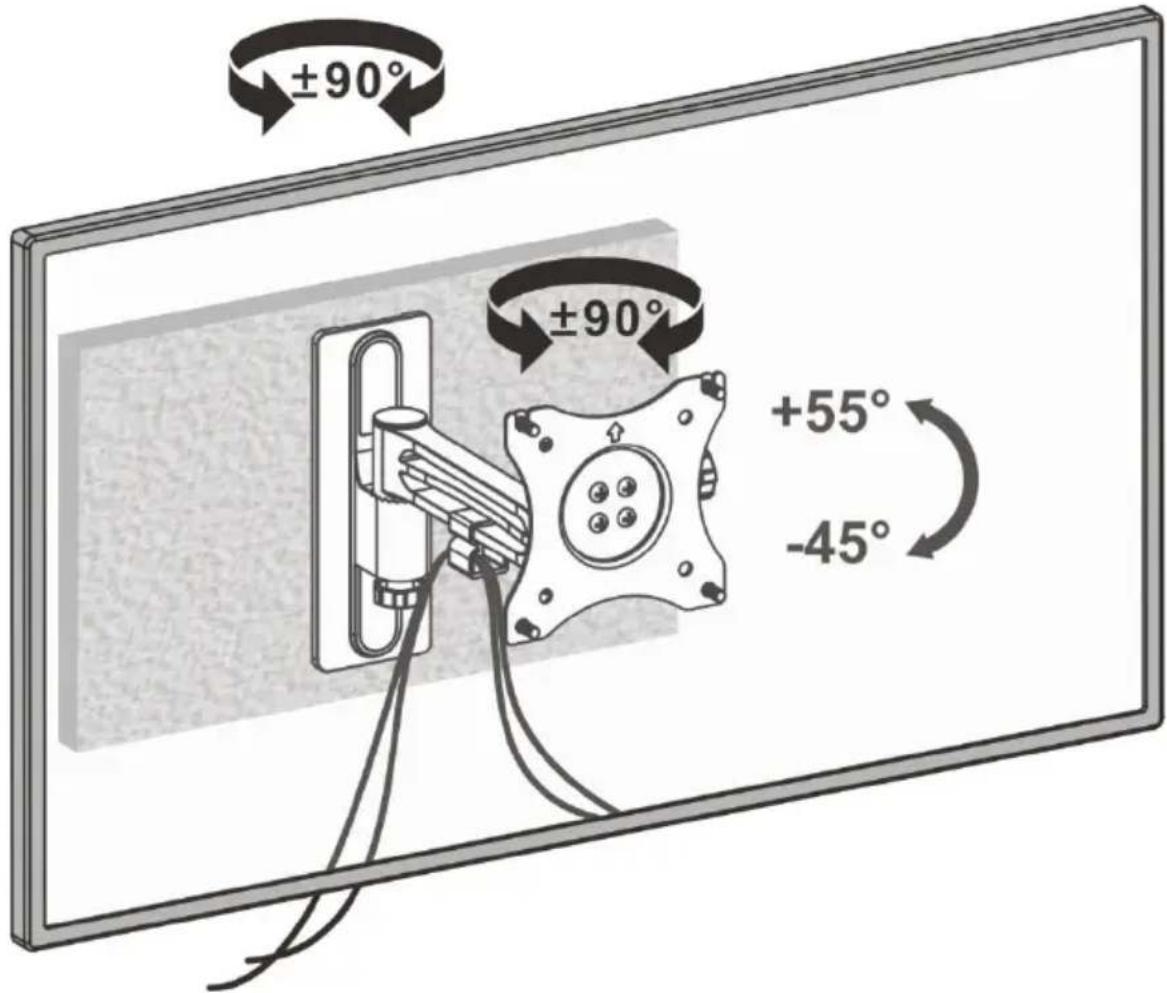 Kogan KAWLMCRVLA - INSTALLING BRACKET TO TV - 6