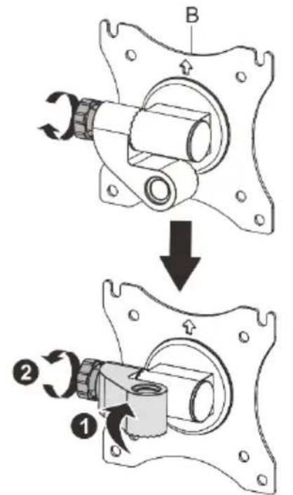 Kogan KAWLMCRVLA - INSTALLING BRACKET TO TV - 1