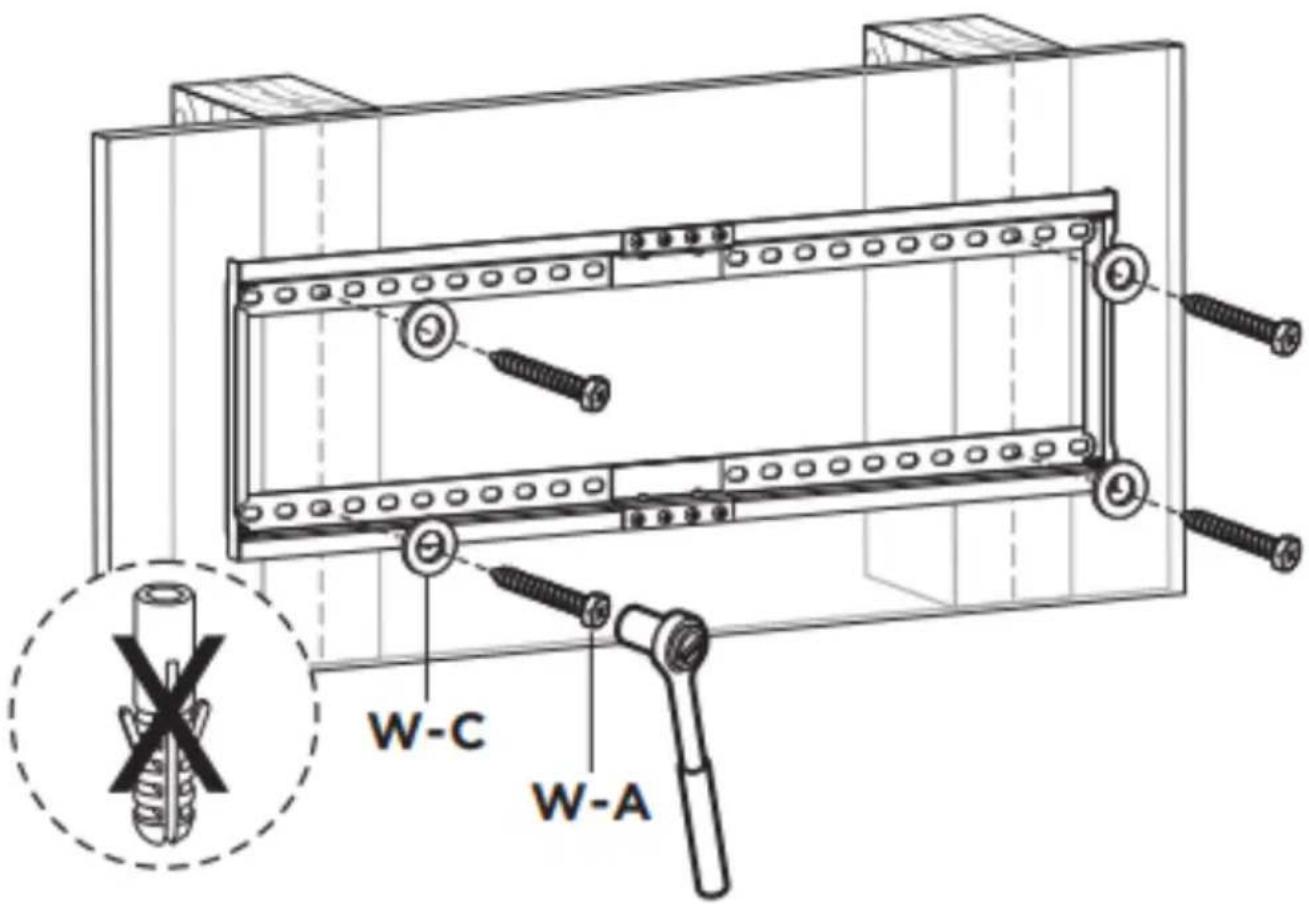Kogan KAWLM85TSMA - Step 2: Drywall, plaster or timber walls (with studs) - 2
