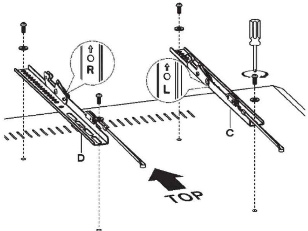 Kogan KAWLM85TSMA - Step 3: Attaching the mounting brackets to your TV. - 1