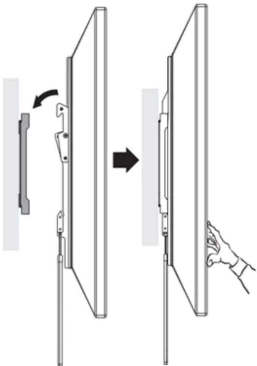Kogan KAWLM85TSMA - Step 3: Attaching the mounting brackets to your TV. - 5