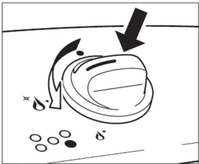 Diagram of a mechanical or fluid system with arrows indicating flow and particles (no text or symbols)