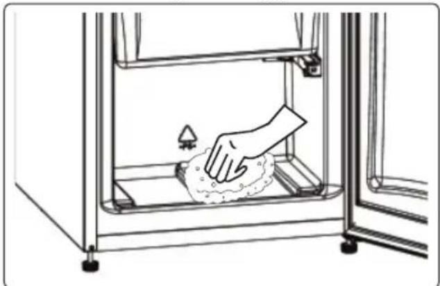 HOOVER HOCV1S517FWK - Freezer defrosting process - 1