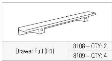 BDI Corridor 8108 - HARDWARE AND COMPONENTS - 3