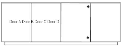 BDI Corridor 8108 - 4B. Changing the Drawer Position - 7