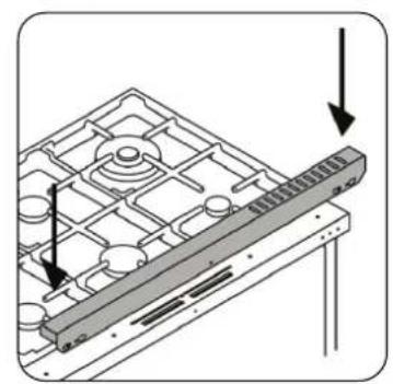 BERTAZZONI PRO304IFEPBIT - INSTALLING BACKGUARD (OPTIONAL) - 2