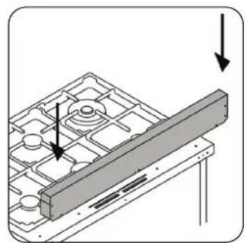 BERTAZZONI PRO304IFEPGIT - INSTALLING BACKGUARD (OPTIONAL) - 4