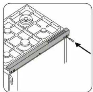 BERTAZZONI PRO365ICFEPGIT - INSTALLING BACKGUARD (OPTIONAL) - 6