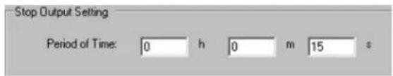 Elmo EDR-10PV - To configure Stop alarm, do the following: - 1