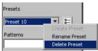 Elmo EDR-10PV - Deleting Presets - 1