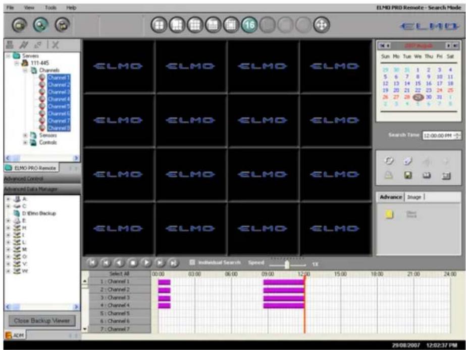 Elmo EDR-10PV - Search on the Connected Site - 3