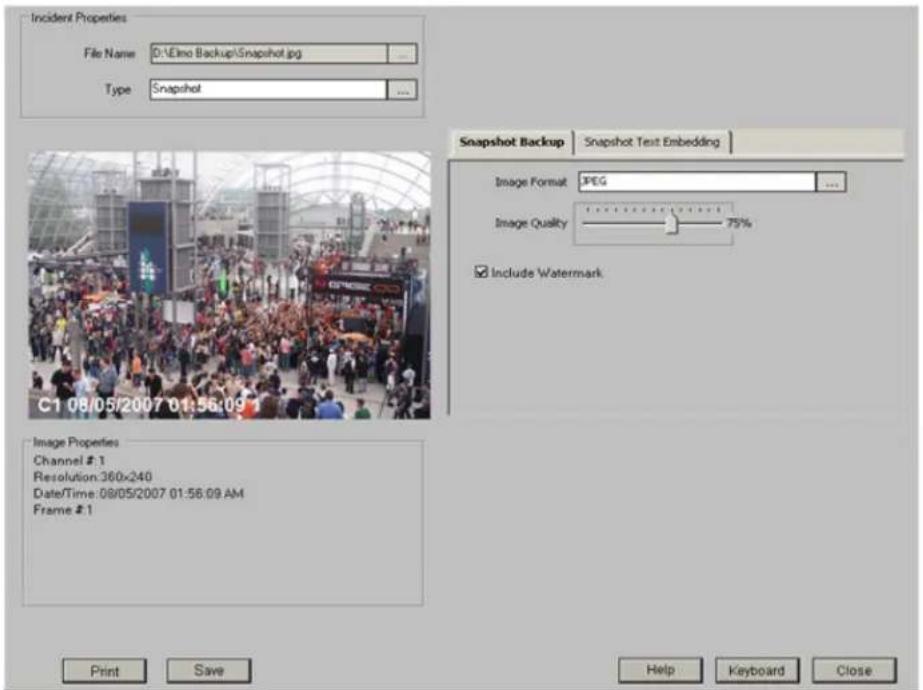 Elmo EDR-10PV - To perform snapshot backup, do the following: - 1