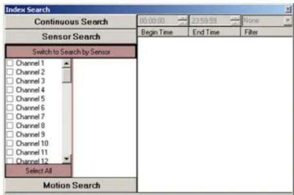 Elmo EDR-10PV - ii. Switch to Search by Channel: - 1