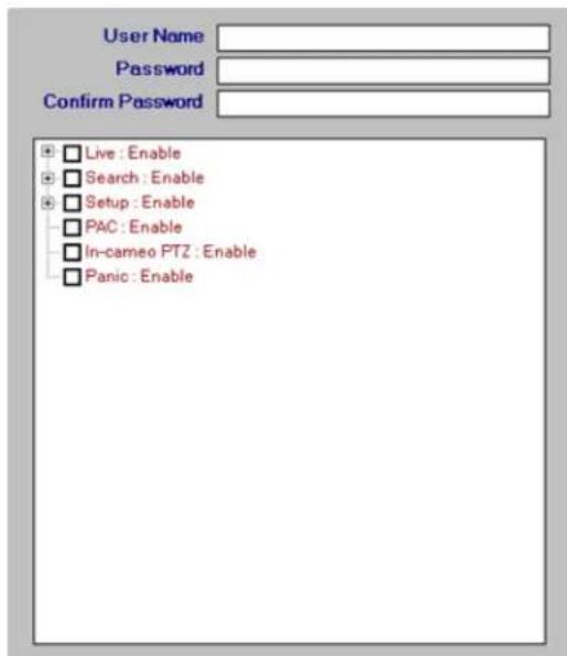 Elmo EDR-10PV - Creating new user accounts - 1