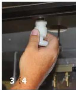 Perlick 69526-2DATF - Mounting the Beer/Wine Drainer to a Cabinet Top - 4