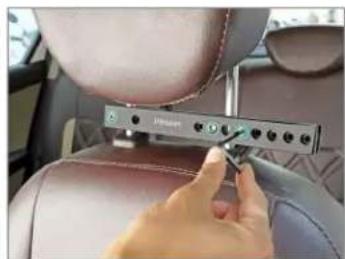 Proaim P-HDRP-01 - Car Seat Headrest Bracket Setup - 9