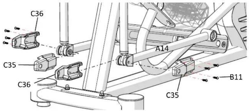 BodyCraft SCT400g - PIVOT CAPS INSTALLATION - 1