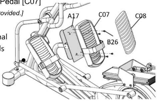 BodyCraft SCT400g - FOOT PEDAL INSTALLATION - 1