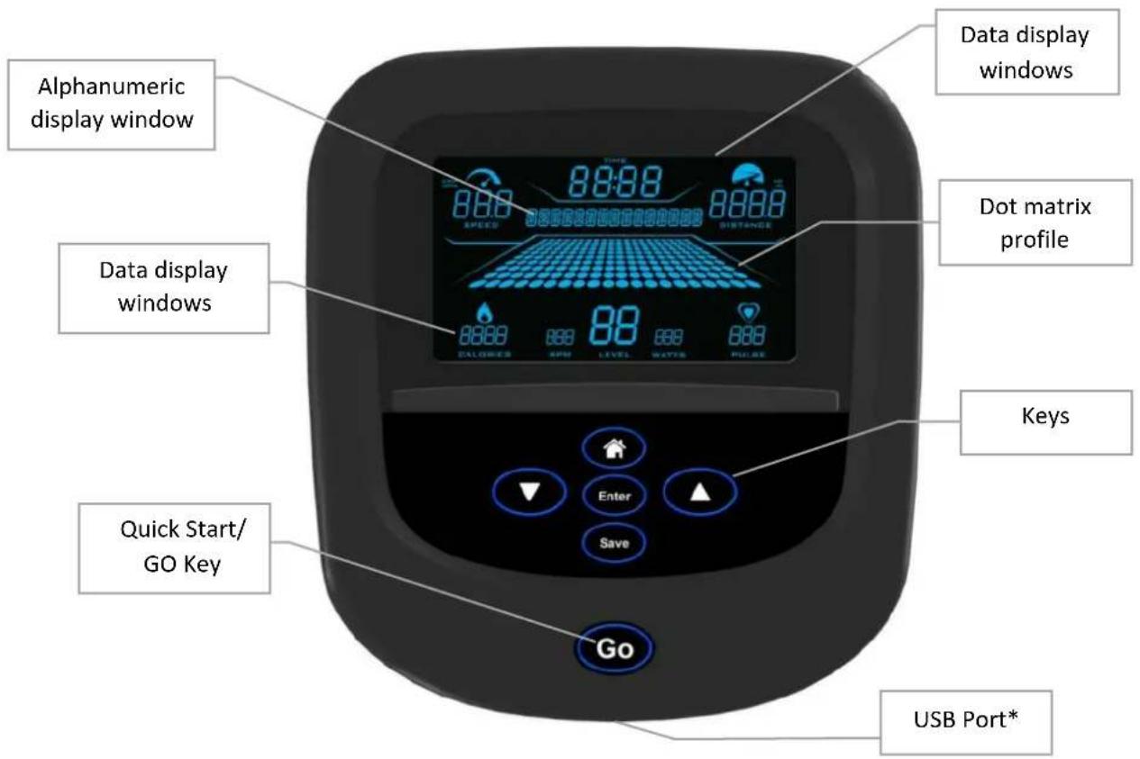 BodyCraft SCT400g - Console Operation Instruction - 1