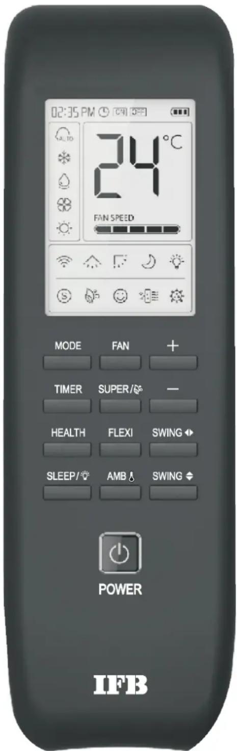 IFB CI2433A323G4 - Clock Setting for Remote Control - 1