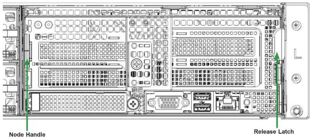 Supermicro SuperServer SYS-620BT-DNTR - Removing a Computing Node Drawer - 1